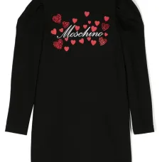 Платье мини с логотипом