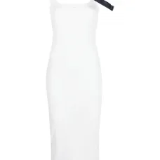 Платье миди с ремешком