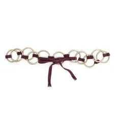 Пояс с кольцами и завязками