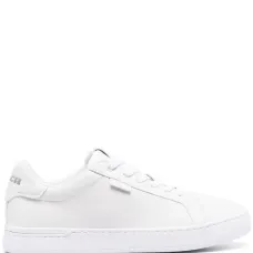 Кроссовки с тисненым логотипом