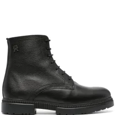 Кожаные ботинки на шнуровке