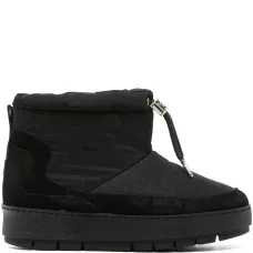 Зимние ботинки на платформе с монограммой