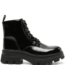 Глянцевые ботильоны