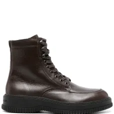 Ботинки с тисненым логотипом