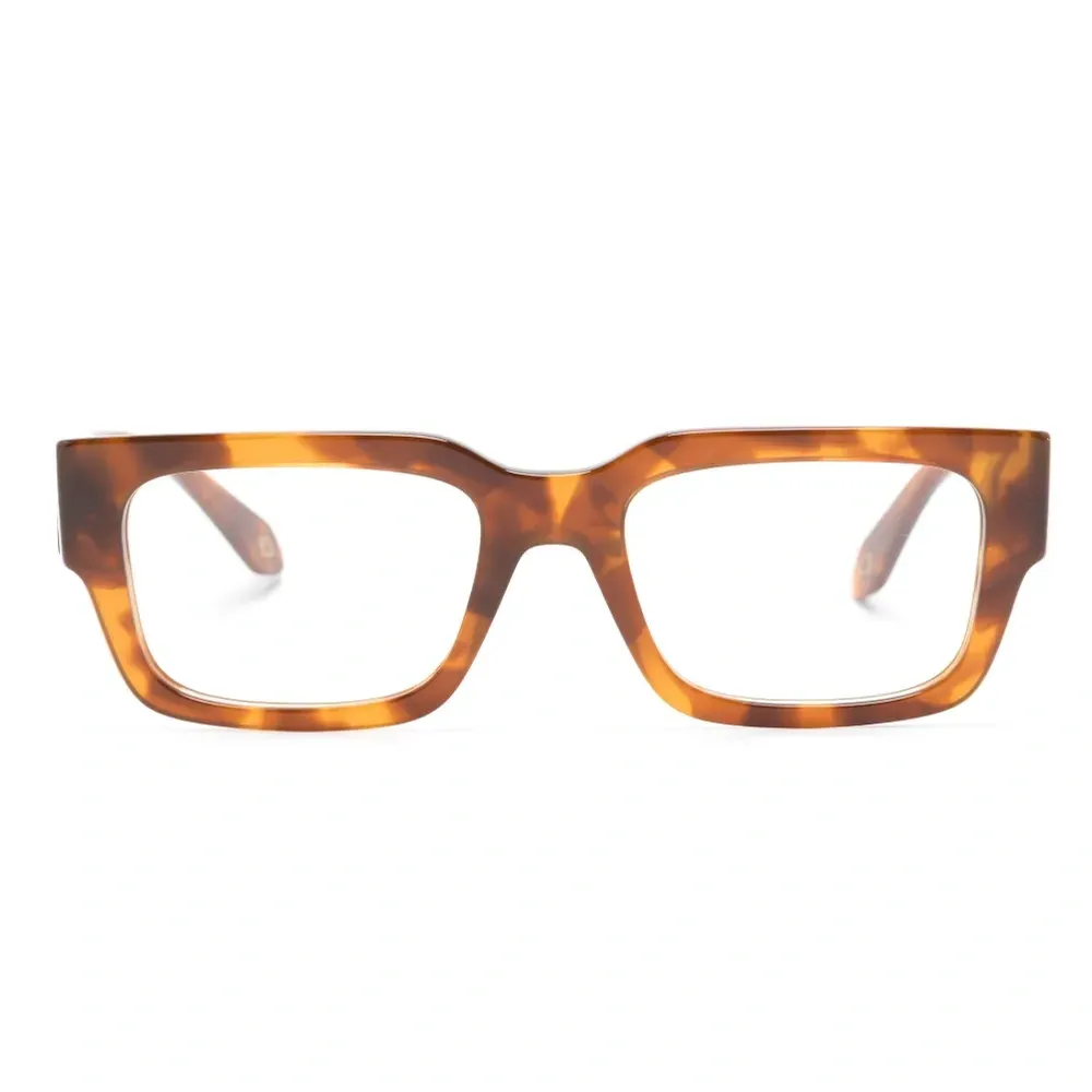 Очки в прямоугольной оправе черепаховой расцветки