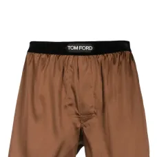 Шелковые боксеры с логотипом