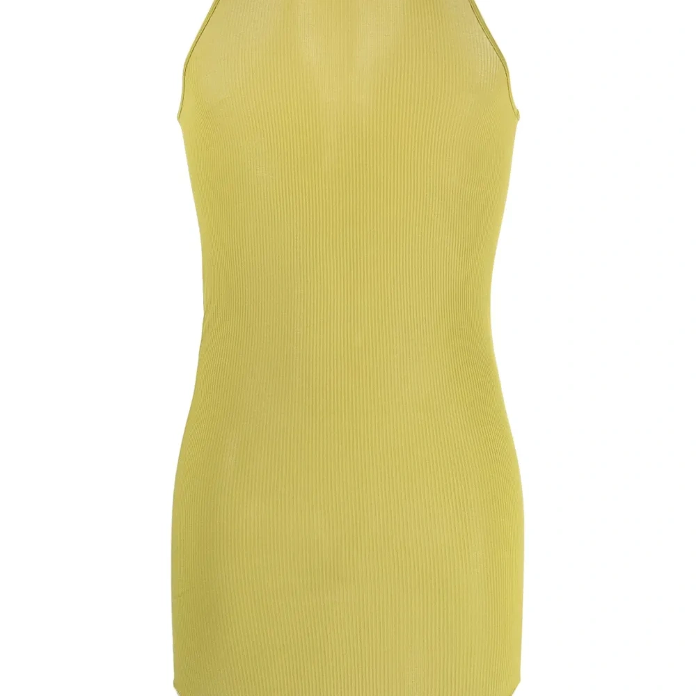 Round-neck racerback tank top