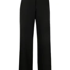 Расклешенные брюки с завышенной талией