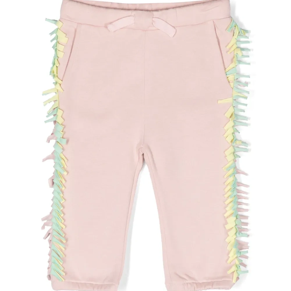 Спортивные брюки с бахромой