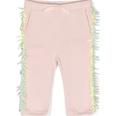 Спортивные брюки с бахромой