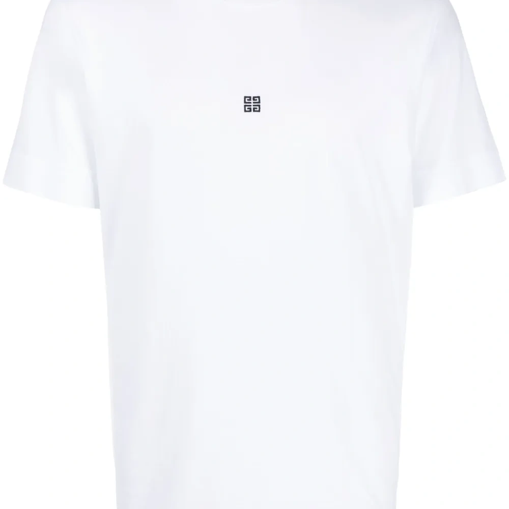 Logo-embroidered cotton T-shirt