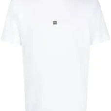 Logo-embroidered cotton T-shirt