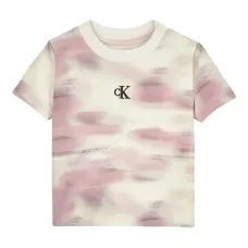 Футболка с короткими рукавами в технике тай-дай