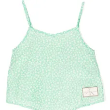 Топ с цветочным принтом