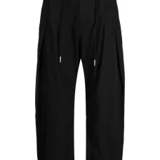 Брюки с кулиской и складками