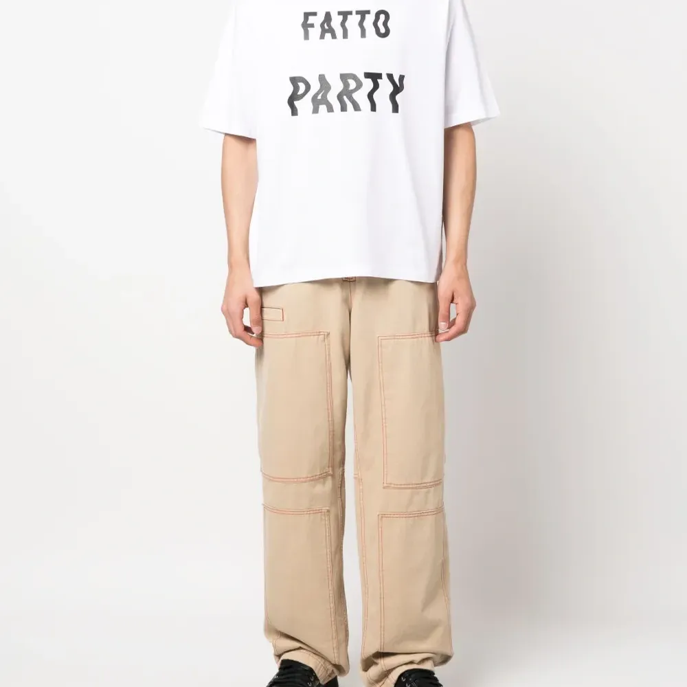 Футболка с текстовым принтом