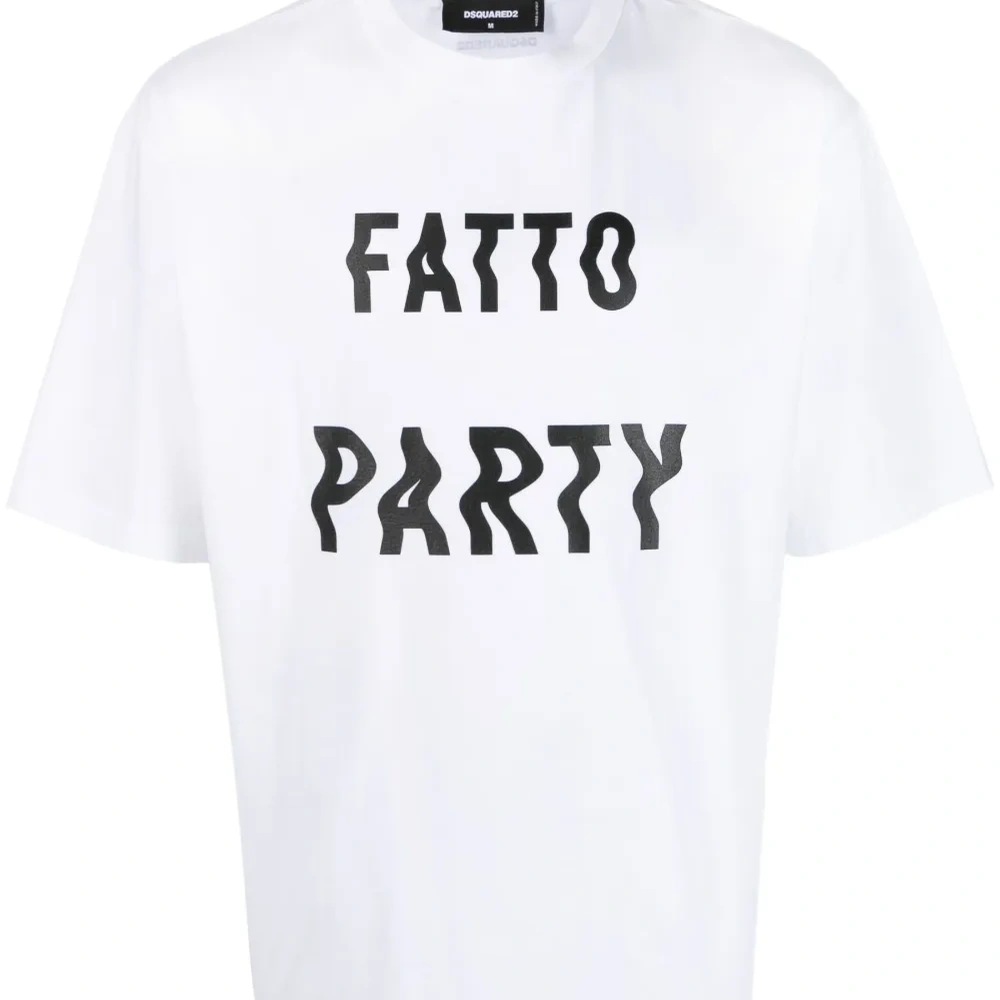 Футболка с текстовым принтом