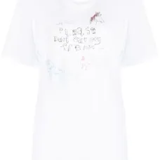 Футболка из органического хлопка с графичным принтом