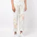 Брюки с графичным принтом