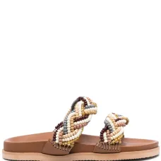 Декорированные шлепанцы