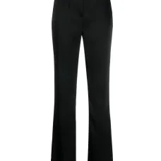 Атласные брюки с завышенной талией Атласные брюки с завышенной талией