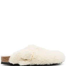 Шлепанцы Boston на платформе с пряжками