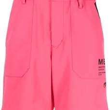 Шорты с эластичным поясом и нашивкой-логотипом