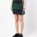 Клетчатая юбка с логотипом