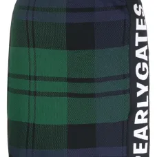 Клетчатая юбка с логотипом