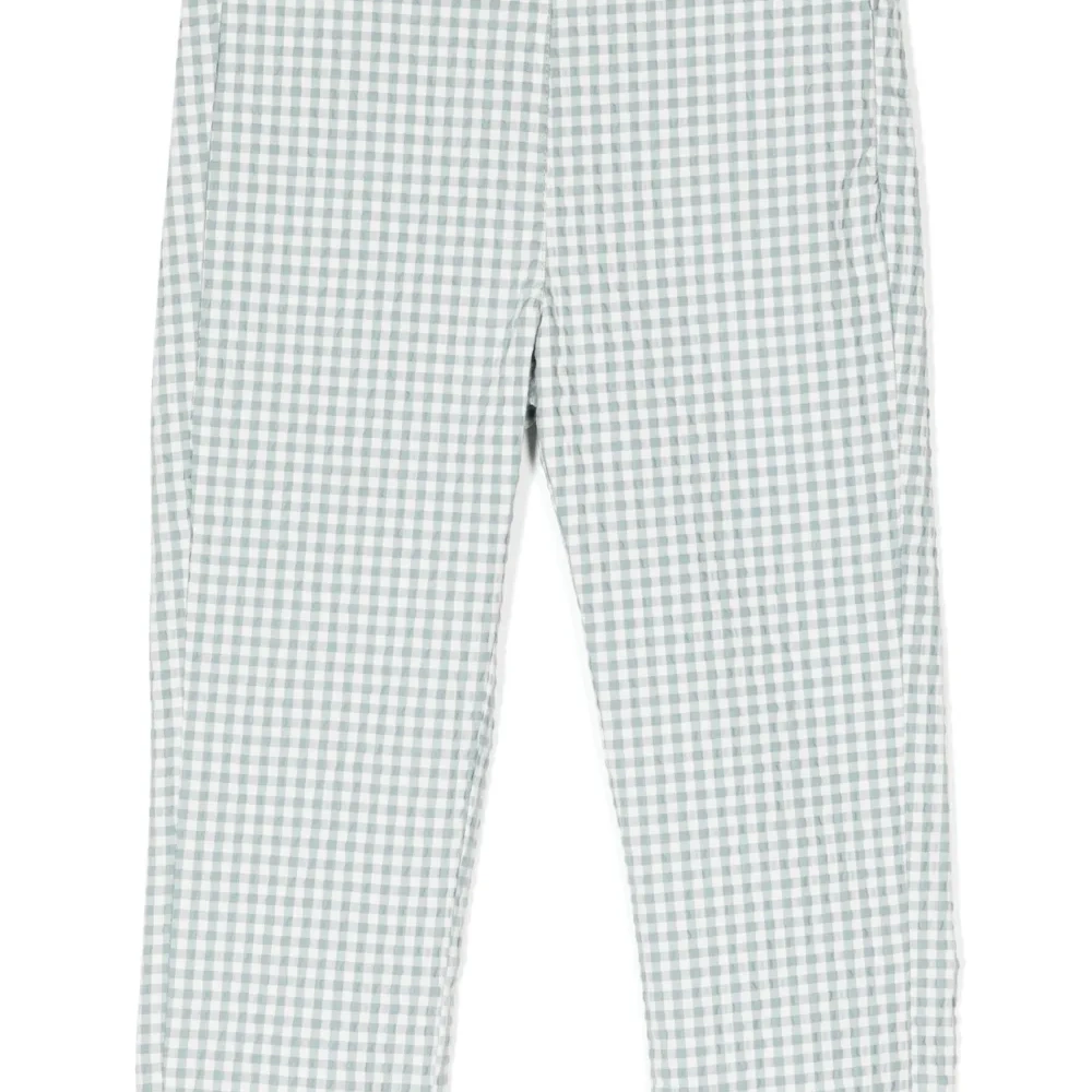 Брюки в клетку гингем