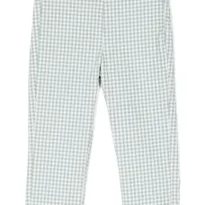 Брюки в клетку гингем