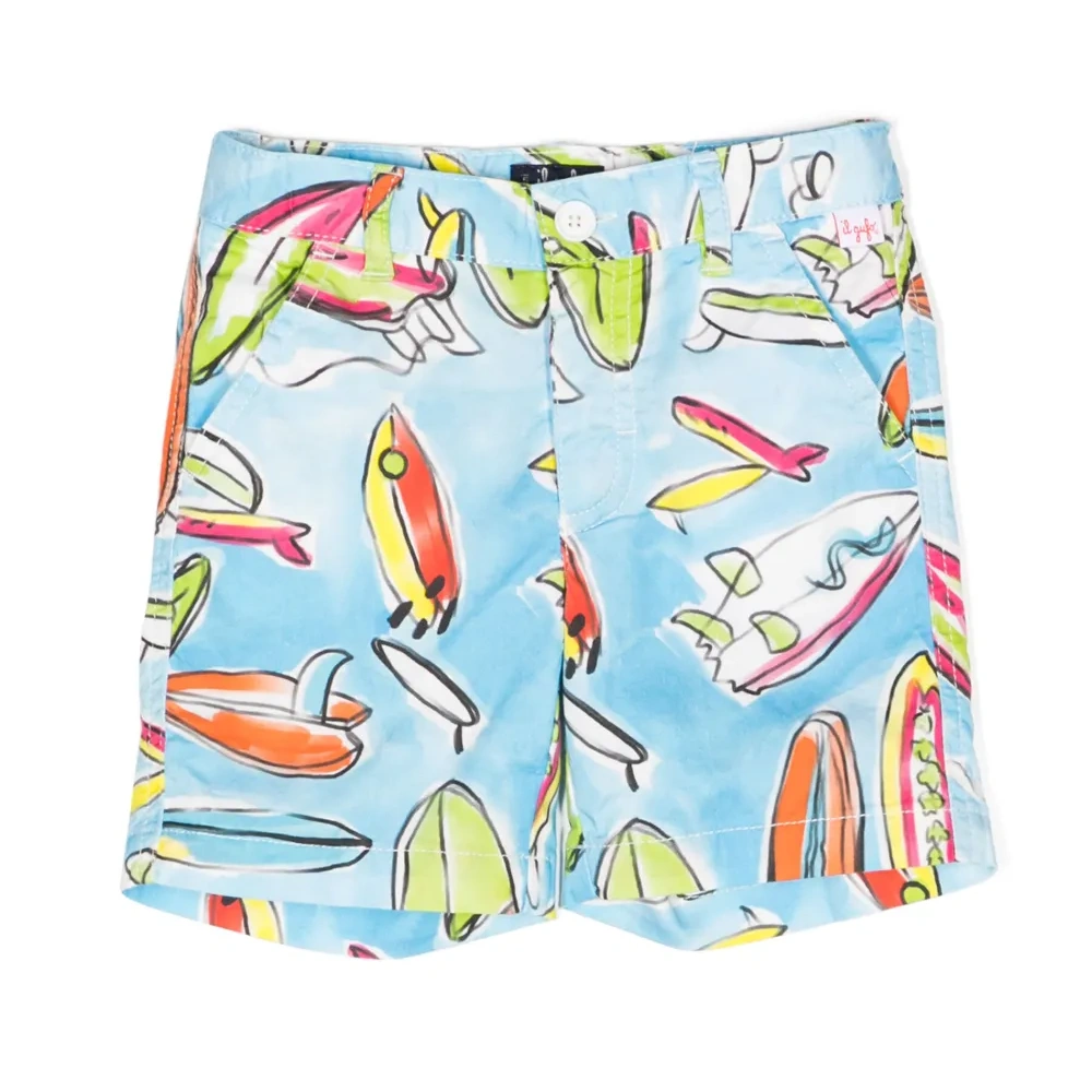 Шорты с графичным принтом