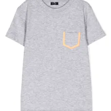 Футболка с контрастной отделкой