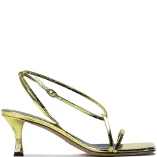 Босоножки с эффектом металлик Босоножки с эффектом металлик
