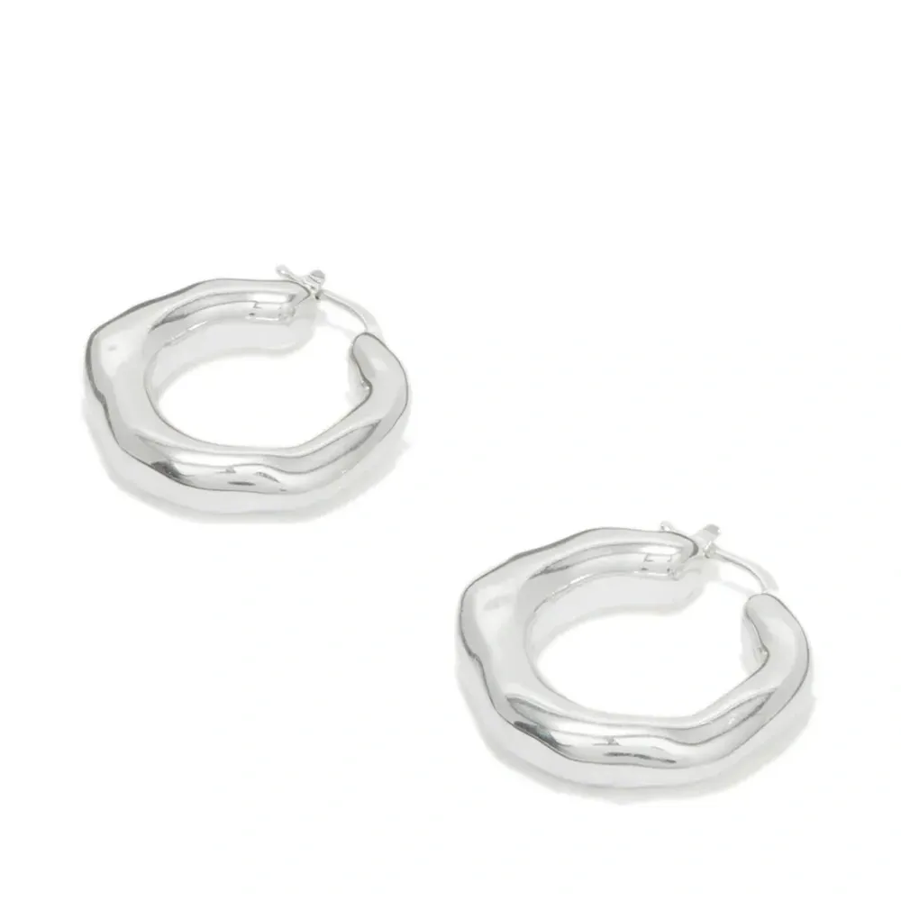 Скульптурные серьги-кольца