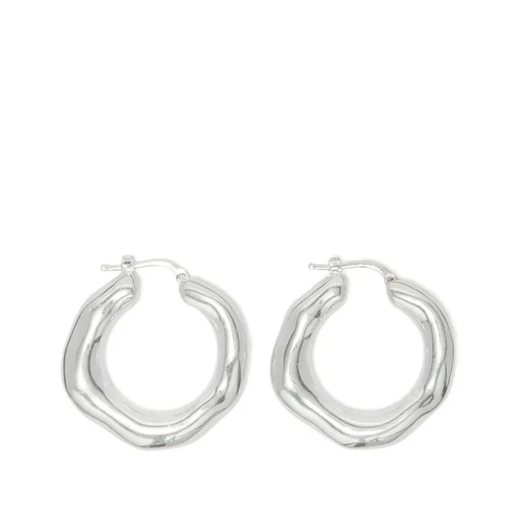 Скульптурные серьги-кольца