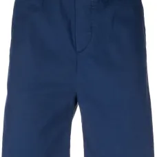 Шорты-бермуды с нашивкой-логотипом