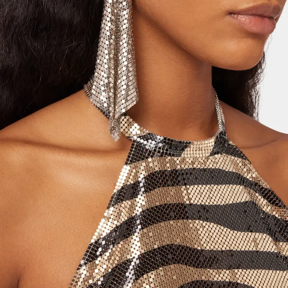 Серьга-подвеска Flow Pixel