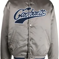 Бомбер с нашивкой-логотипом Бомбер с нашивкой-логотипом