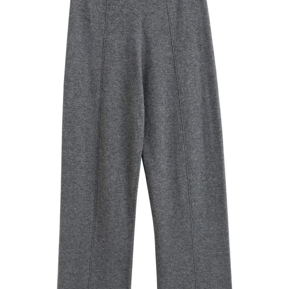 Широкие спортивные брюки из смесовой шерсти