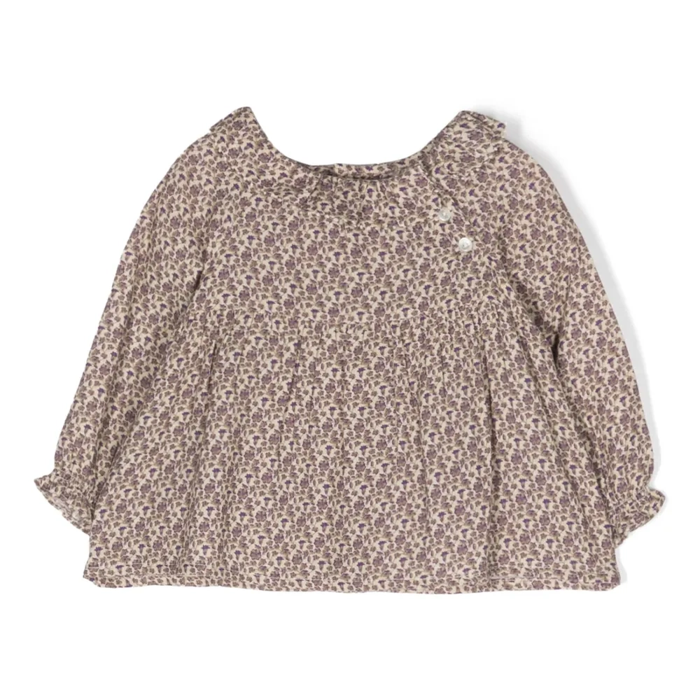 Блузка с графичным принтом