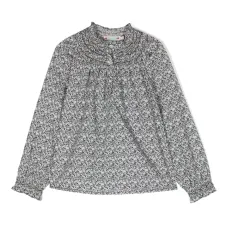 Блузка с цветочным принтом