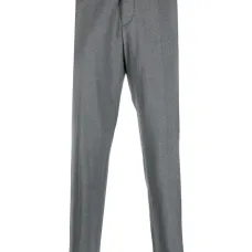 Брюки строгого кроя с заниженной талией