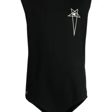 Топ с вышитым логотипом