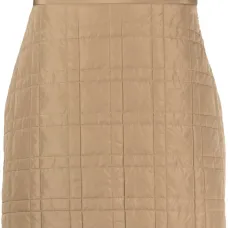 Стеганая юбка с завышенной талией Стеганая юбка с завышенной талией