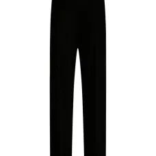 Бархатные брюки прямого кроя