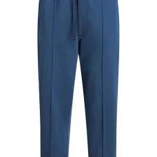 Брюки из джерси с вышитым логотипом Брюки из джерси с вышитым логотипом