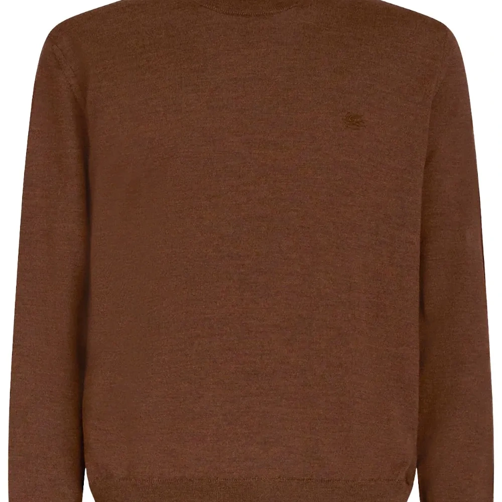 Джемпер из вирджинской шерсти с высоким воротником