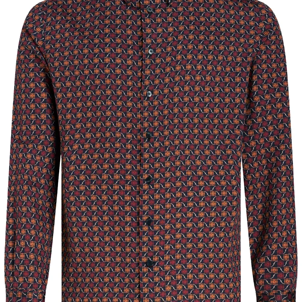 Рубашка с графичным принтом