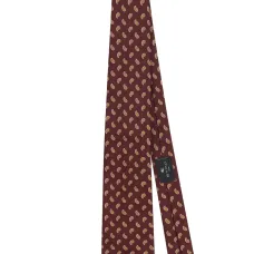 Шелковый галстук с принтом пейсли